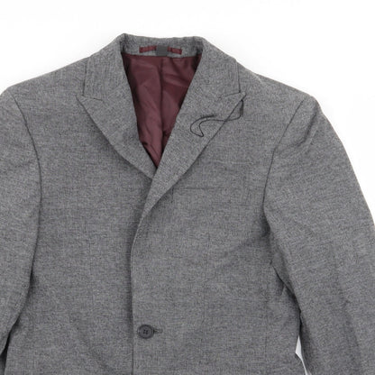 Mens UK Size 34 M&s Regular Grey Suit Jacket