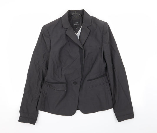 NEXT Womens Grey   Jacket Blazer Size 12