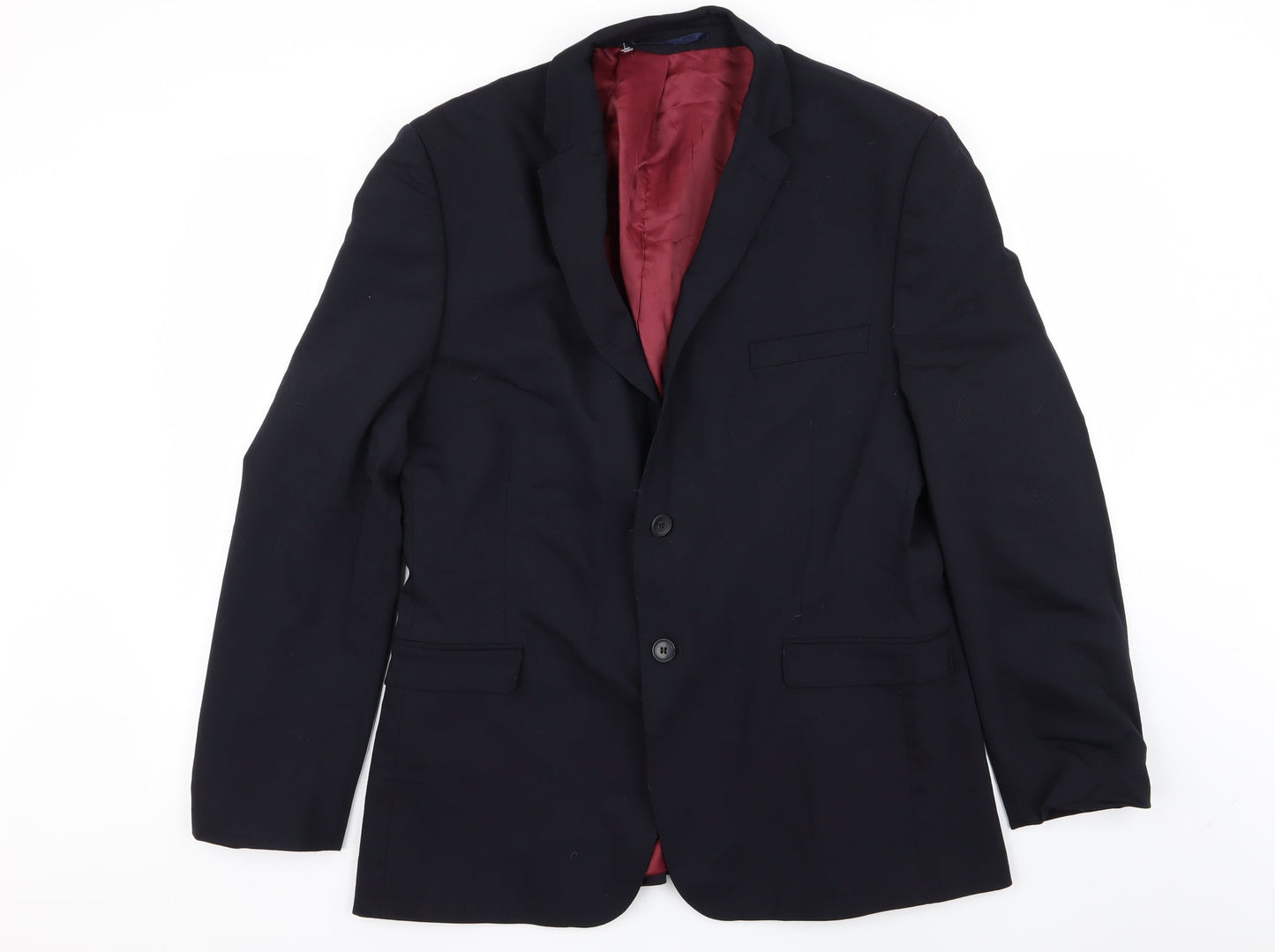 Mens UK Size 44 performance suit Regular Blue Suit Jacket