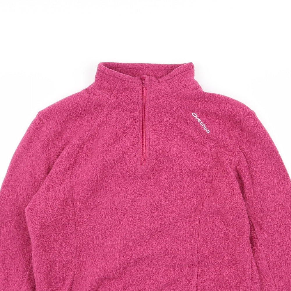 Womens UK Size M Quechua Pink Pullover Jumper