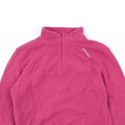 Womens UK Size M Quechua Pink Pullover Jumper