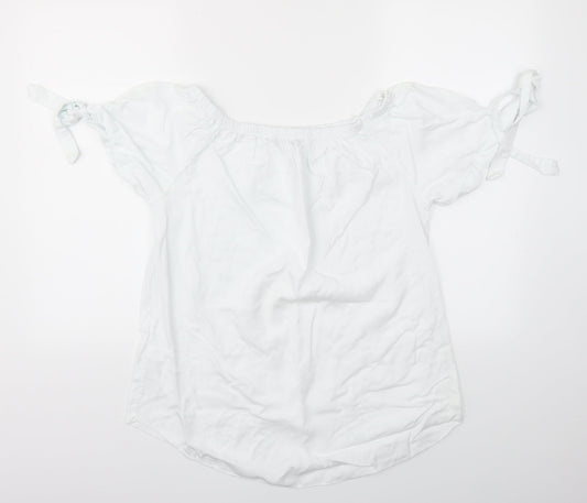 Quiz Womens White   Basic T-Shirt Size M