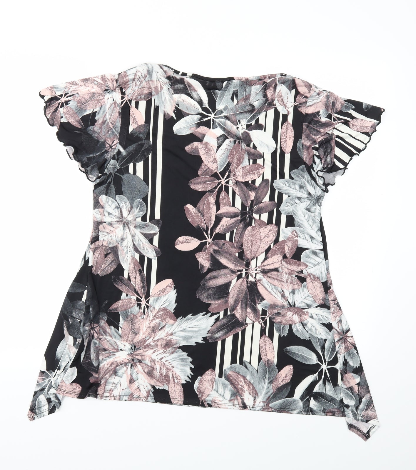 JUILIPA Womens Multicoloured Floral  Basic Blouse Size 12