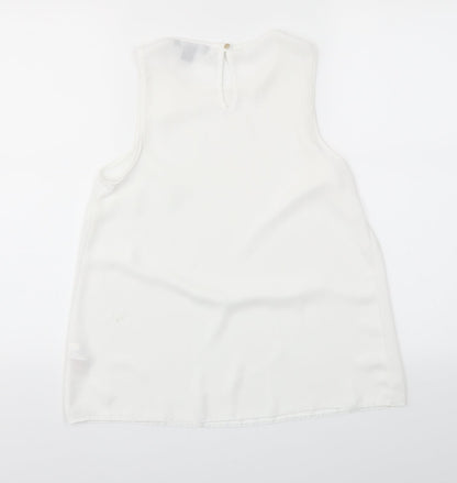 Primark Womens White   Basic Blouse Size 8