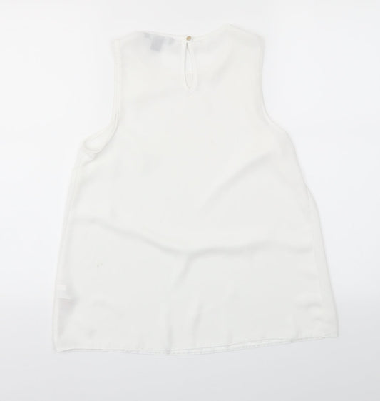 Primark Womens White   Basic Blouse Size 8