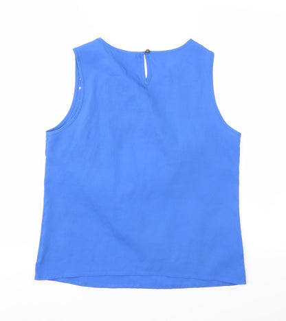 BHS Womens Blue   Basic Blouse Size 10