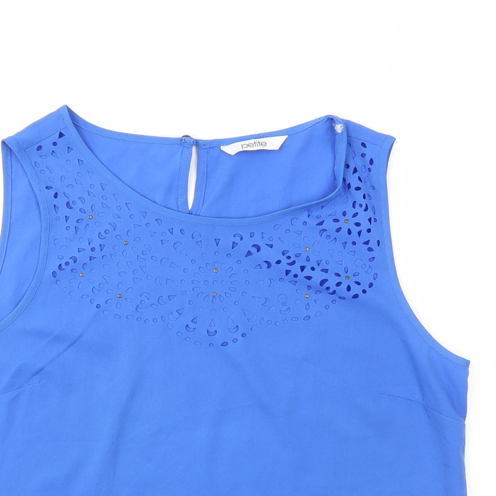 BHS Womens Blue   Basic Blouse Size 10