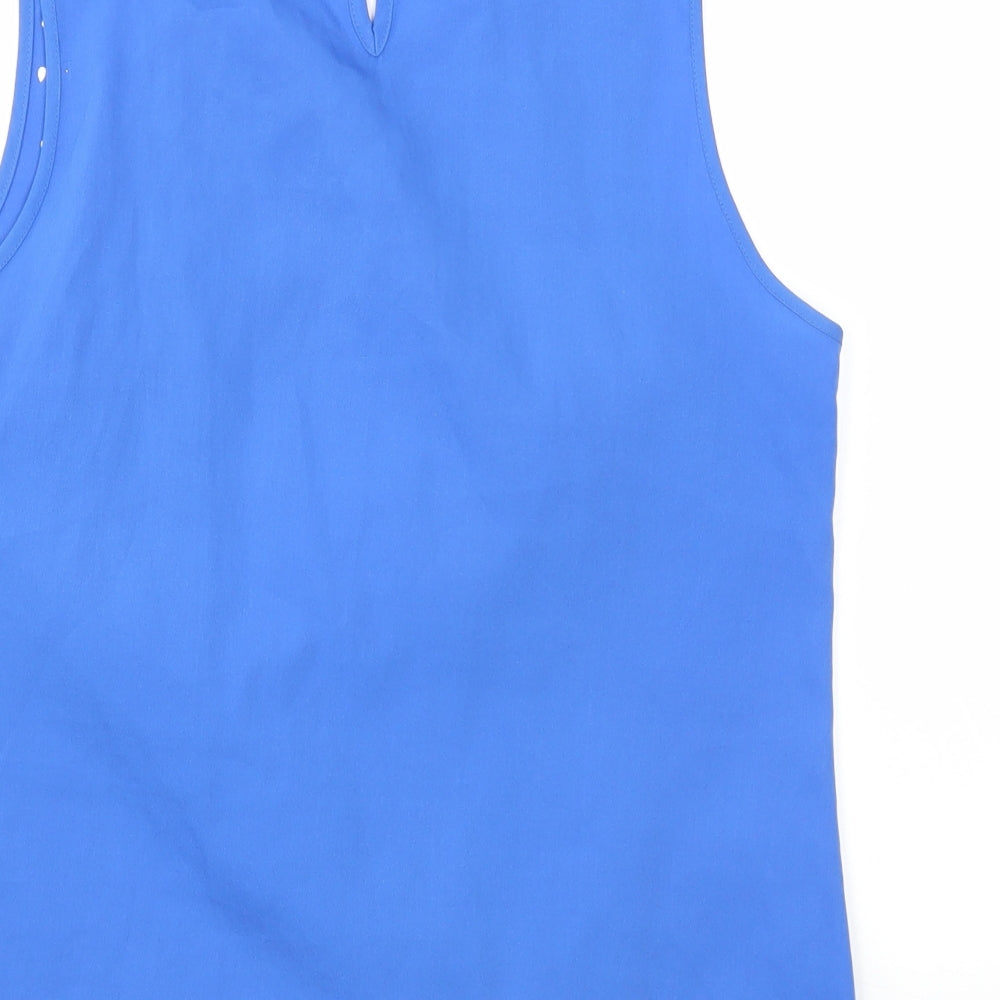 BHS Womens Blue   Basic Blouse Size 10