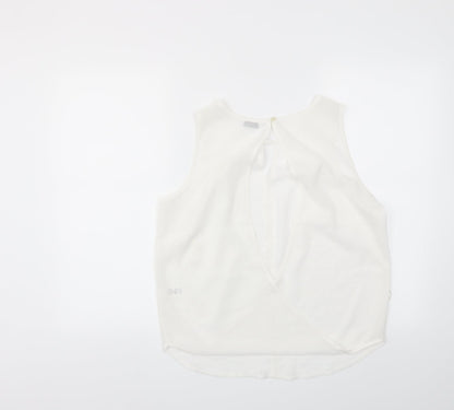 George Womens White   Basic Blouse Size 10