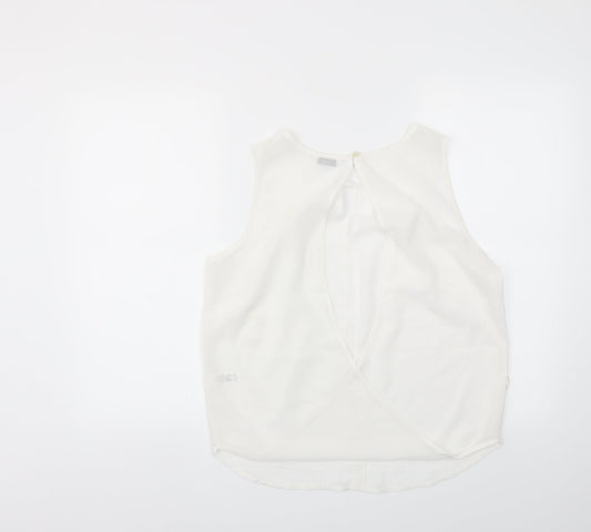 George Womens White   Basic Blouse Size 10