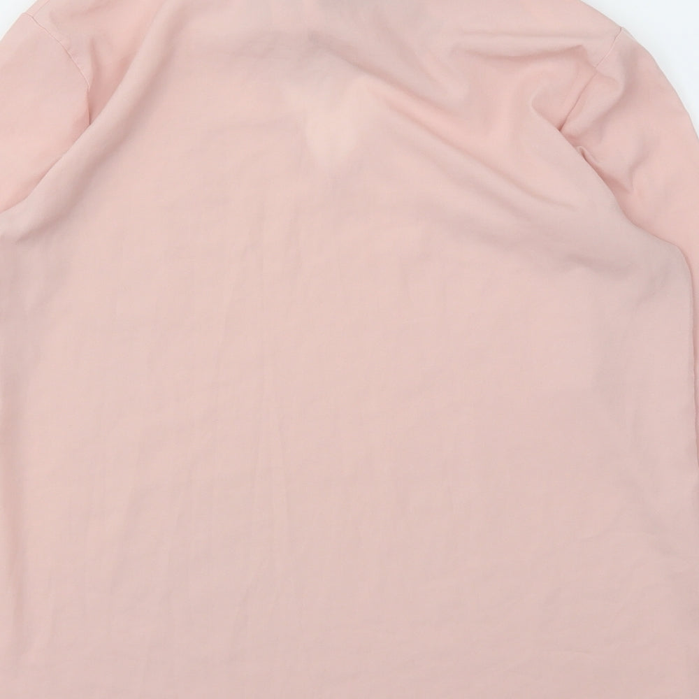 Womens UK Size S Preworn Pink Basic Blouse