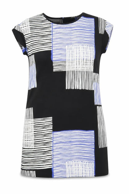 Next Womens Multicoloured Geometric  Fit & Flare  Size 12