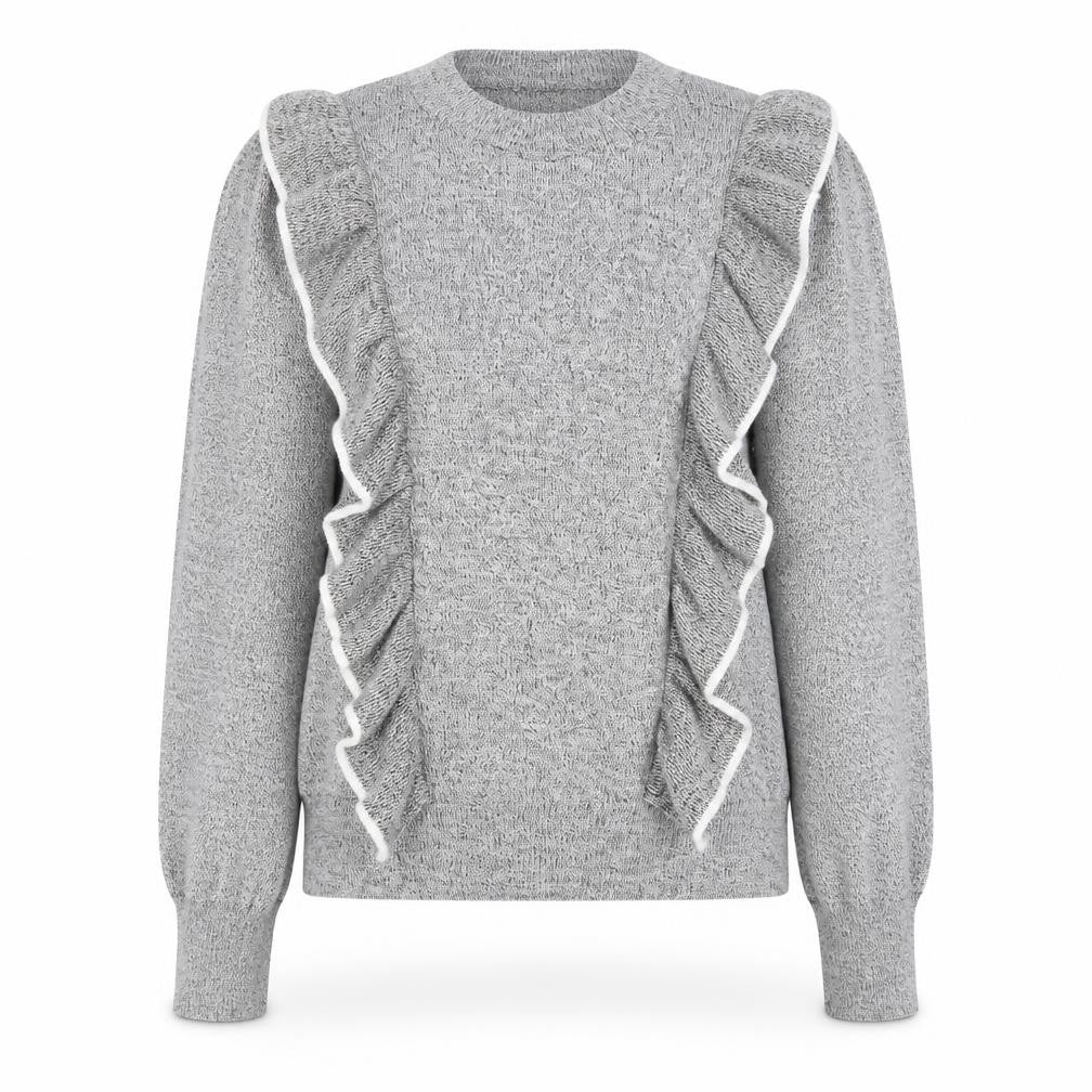 Womens UK Size 12 Topshop Grey Pullover Jumper