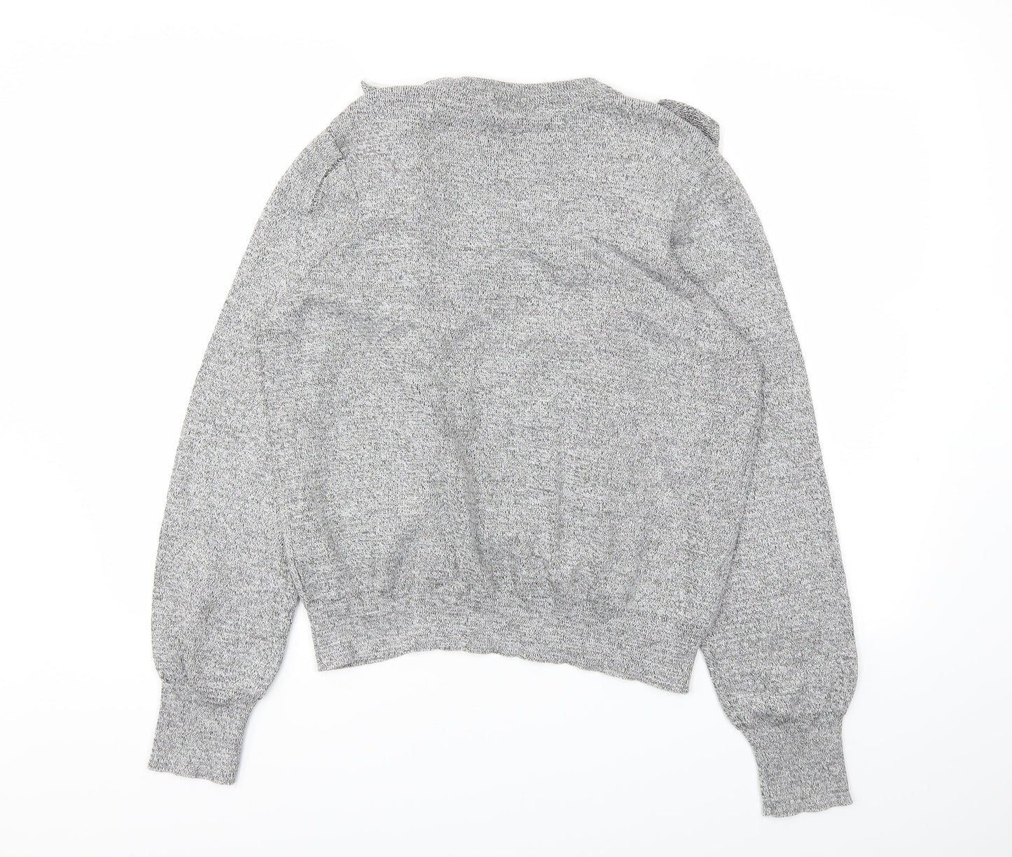 Womens UK Size 12 Topshop Grey Pullover Jumper