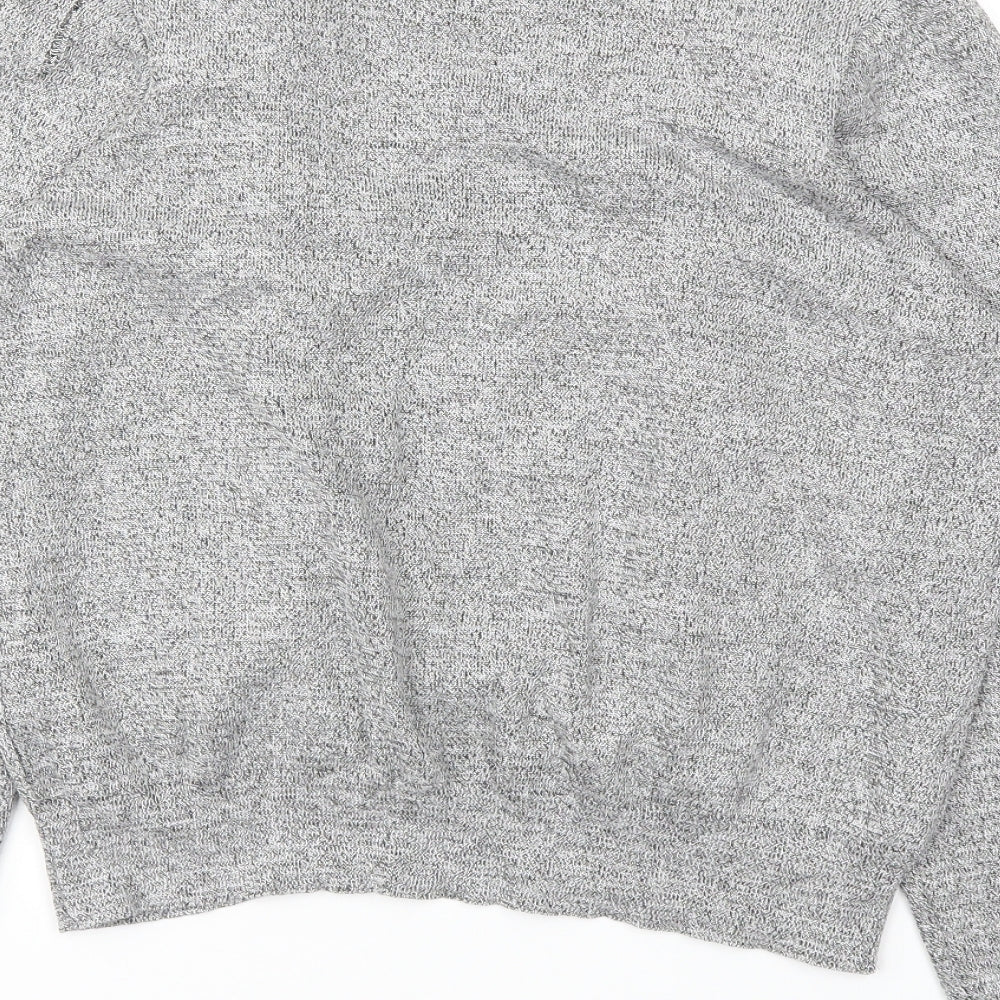 Womens UK Size 12 Topshop Grey Pullover Jumper