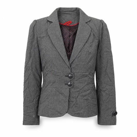Womens UK Size 10 M&S Regular Grey Blazer