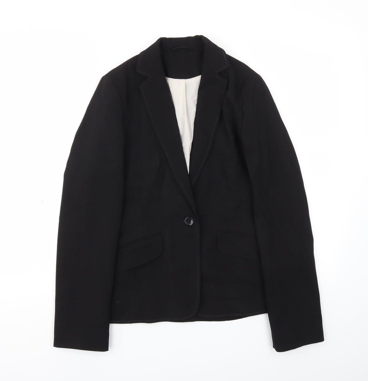 Topshop Womens Black   Jacket Blazer Size 8