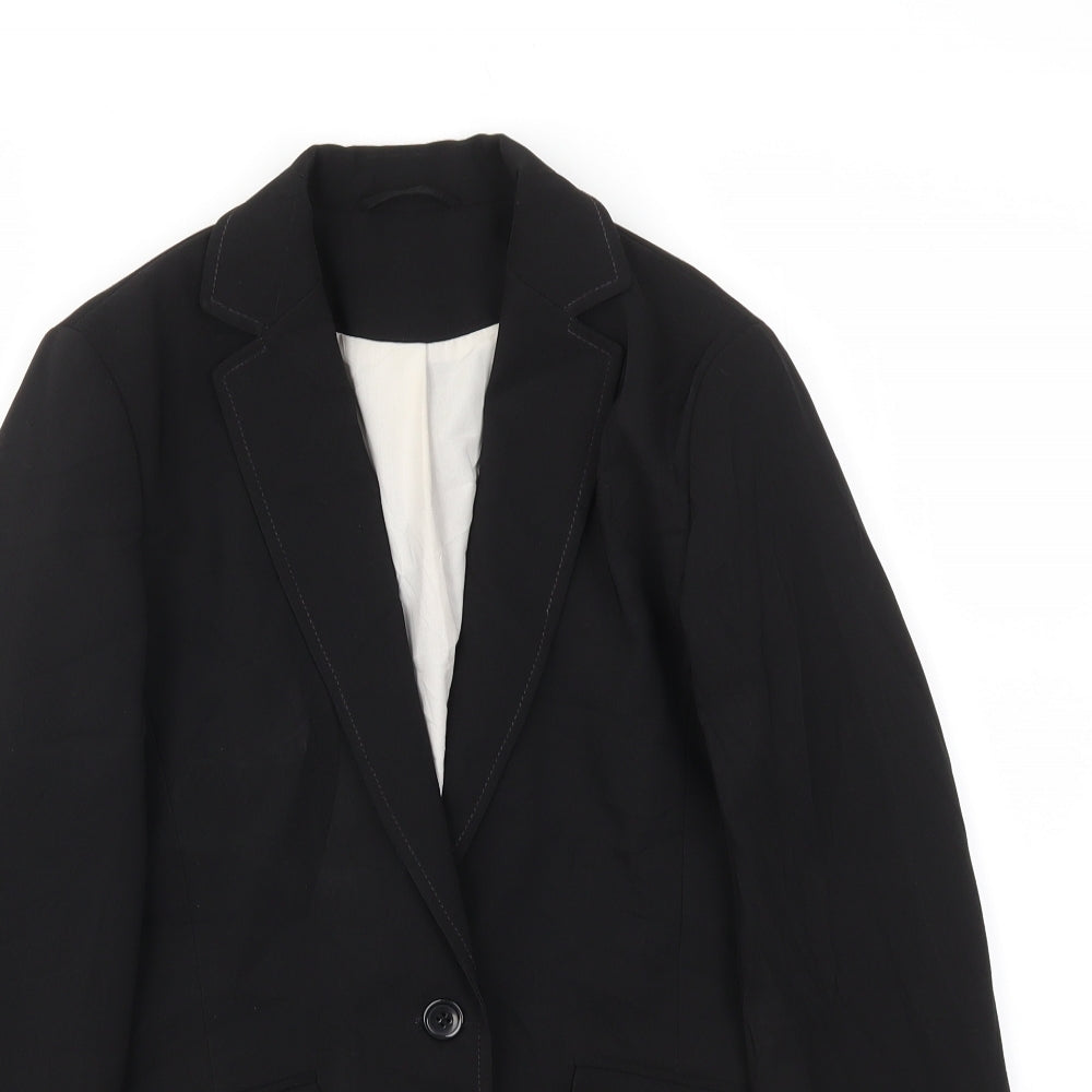 Topshop Womens Black   Jacket Blazer Size 8