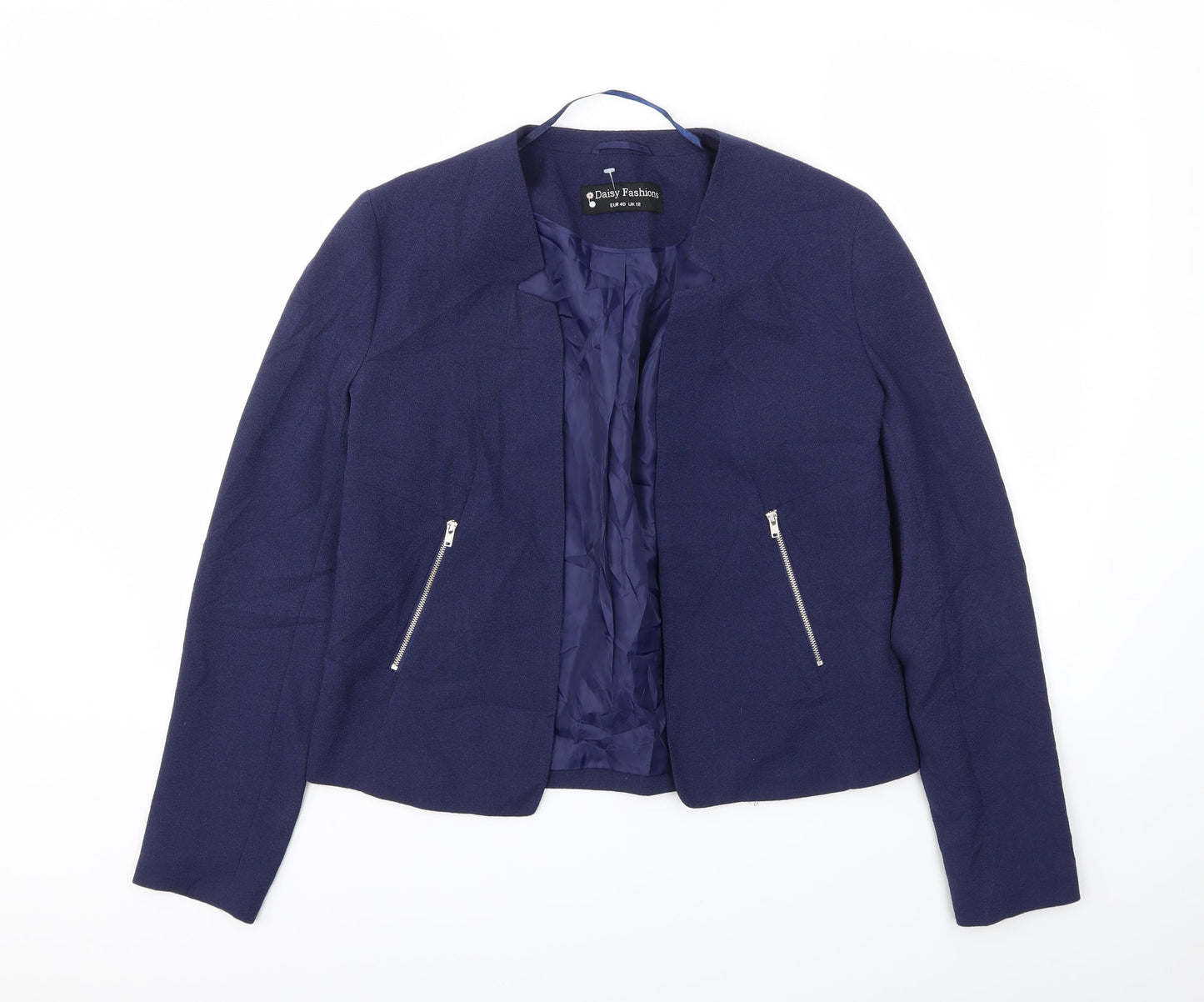 DAISY FASHION  Womens Blue   Jacket Blazer Size 12