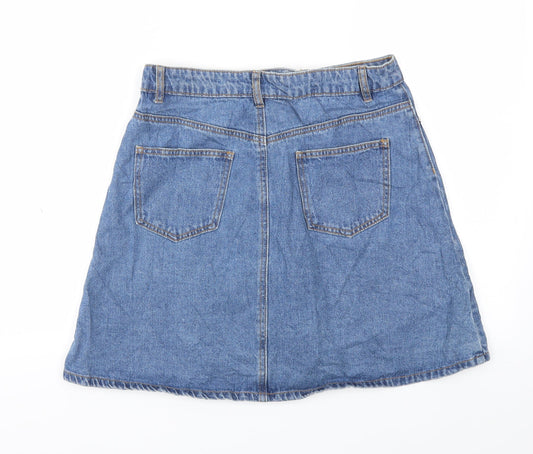 Noisy may Womens Blue   A-Line Skirt Size XS