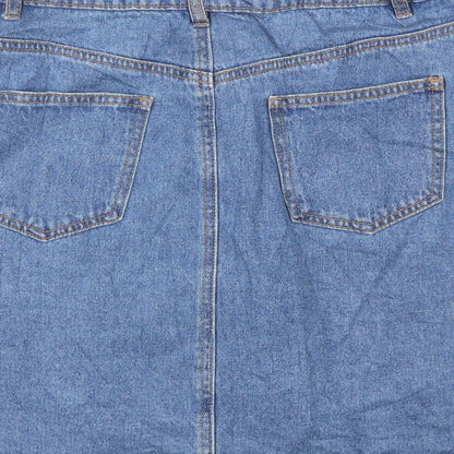 Noisy may Womens Blue   A-Line Skirt Size XS