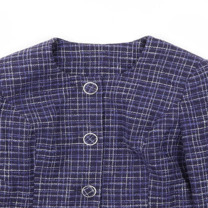 EWM Womens Blue   Jacket Blazer Size 14