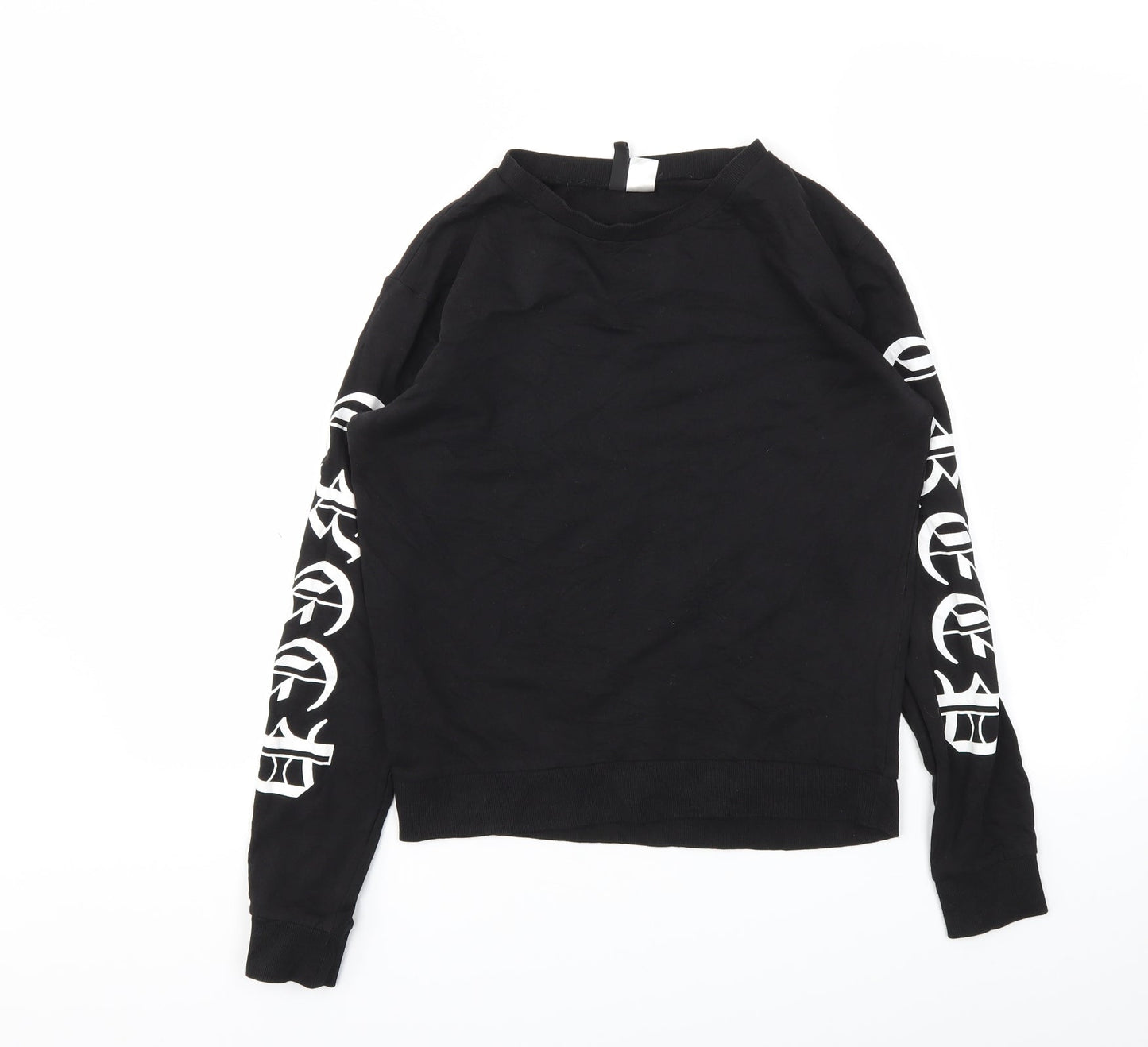 Womens UK Size S H&M Black Pullover Jumper