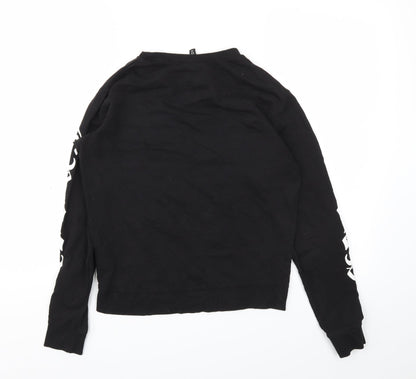 Womens UK Size S H&M Black Pullover Jumper