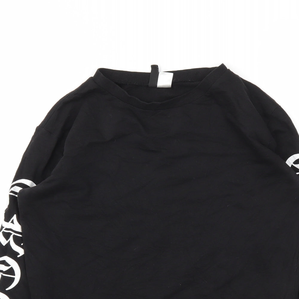 Womens UK Size S H&M Black Pullover Jumper
