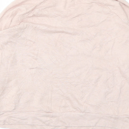 Womens UK Size M SUNDAY Pink Pullover Jumper