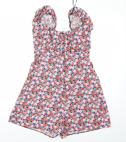 George Womens Multicoloured Floral  Playsuit One-Piece