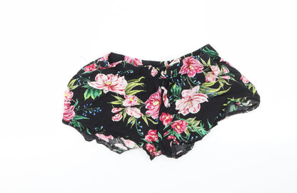 Primark Womens Multicoloured Fair Isle  Cut-Off Shorts Size 4 - Stretch waistband