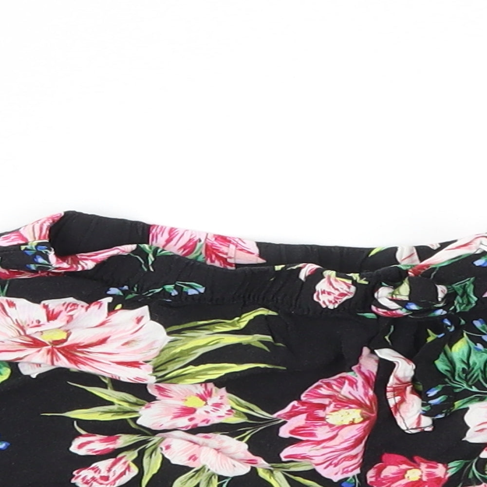 Primark Womens Multicoloured Fair Isle  Cut-Off Shorts Size 4 - Stretch waistband