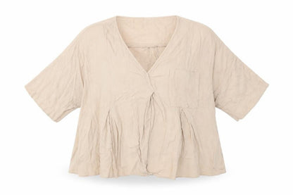 Womens UK Size 14 ASOS Beige Basic Blouse