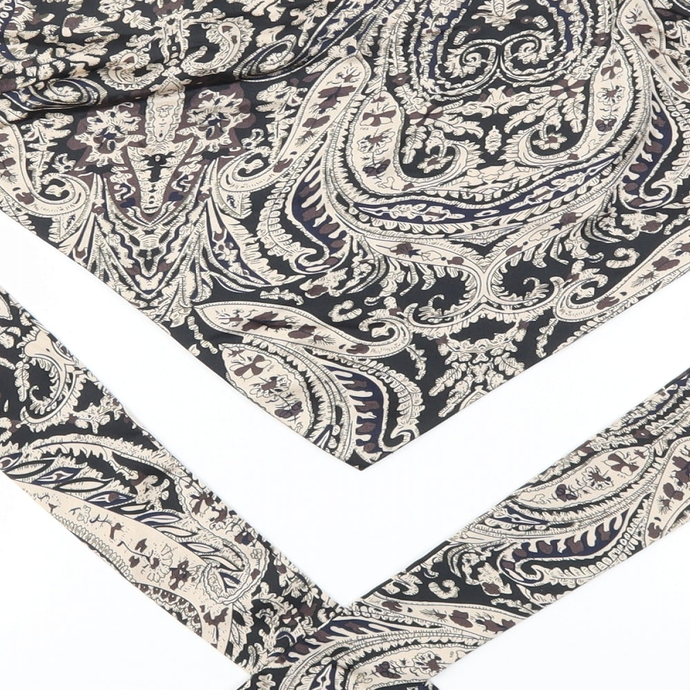 Nasty Gal Womens Multicoloured Geometric  Basic T-Shirt Size 8