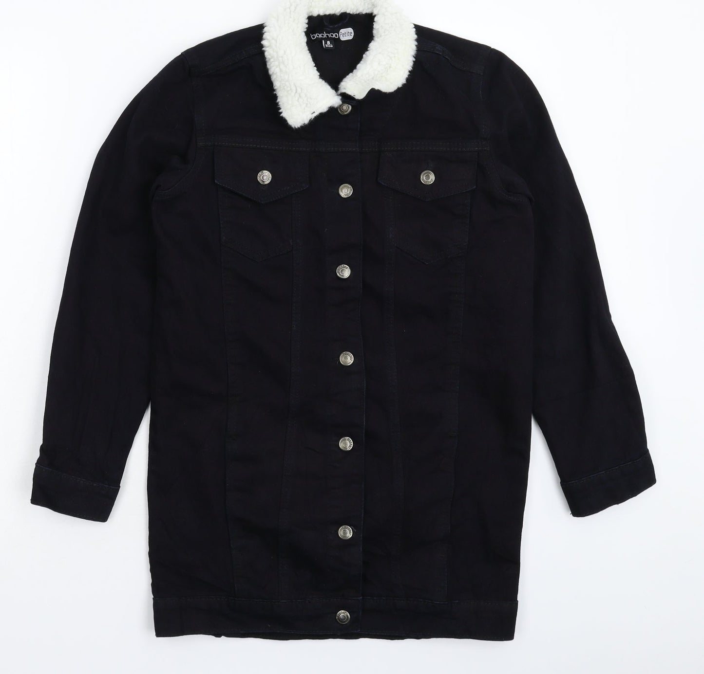 Boohoo Womens Blue  Denim Jacket  Size 8