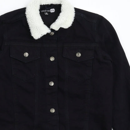 Boohoo Womens Blue  Denim Jacket  Size 8