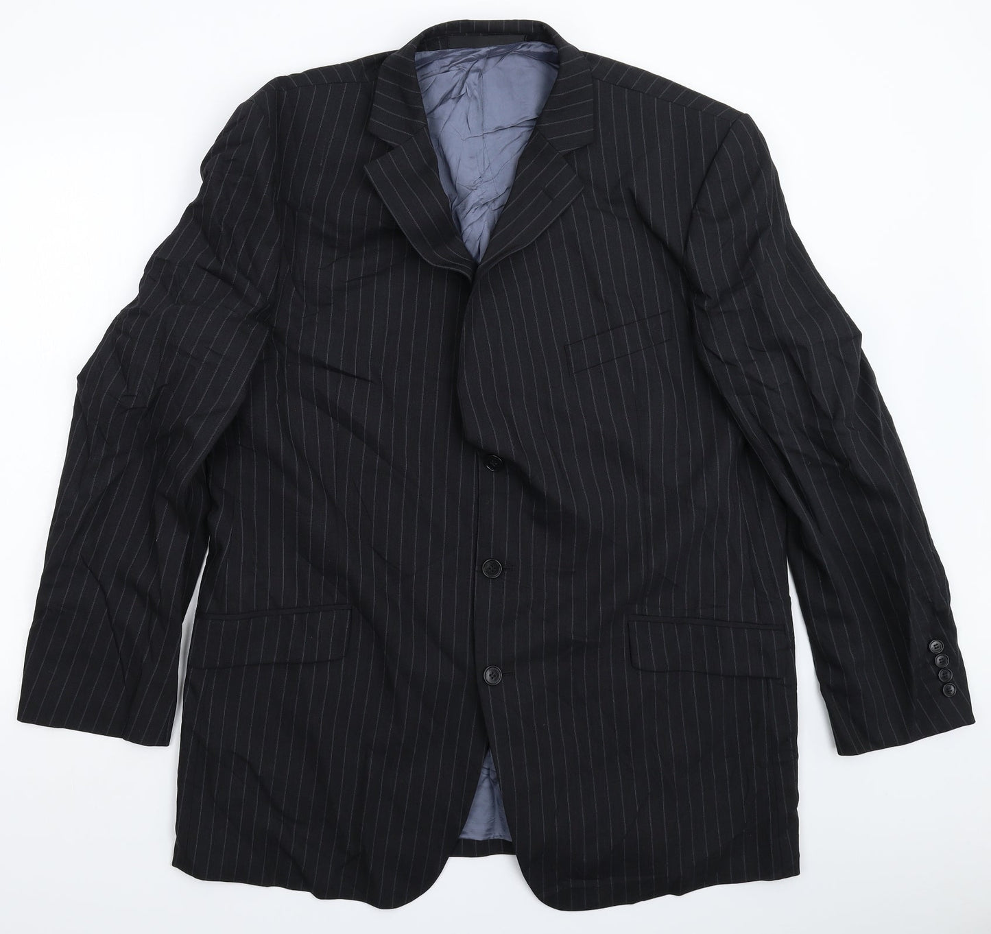 Mens UK Size 46 Marks and Spencer Regular Black Suit Jacket