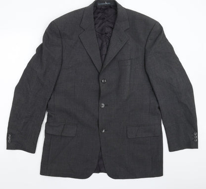 Maconde Mens Grey   Jacket Suit Jacket Size 40