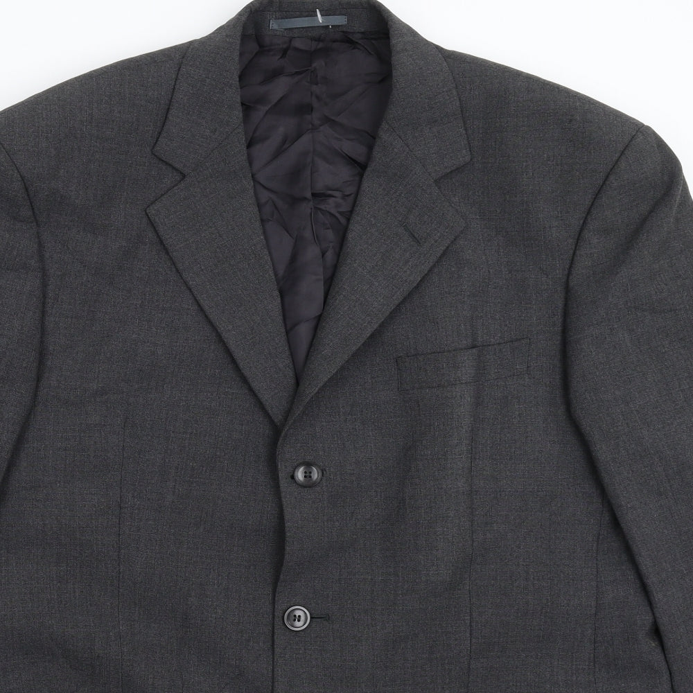 Maconde Mens Grey   Jacket Suit Jacket Size 40
