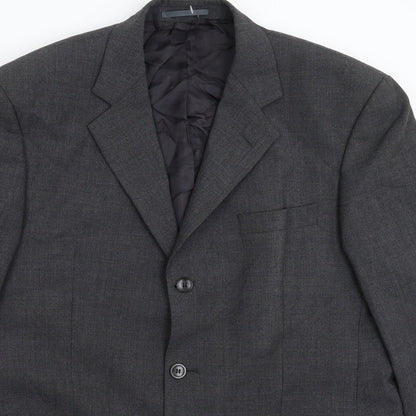 Maconde Mens Grey   Jacket Suit Jacket Size 40