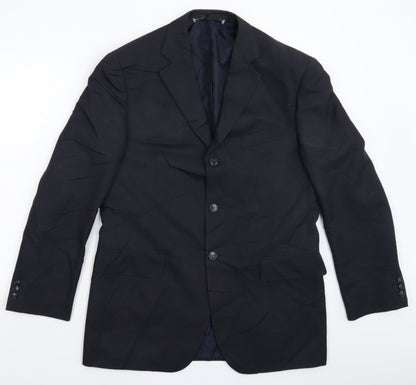 Mens UK Size 40 Marks and Spencer Regular Blue Suit Jacket