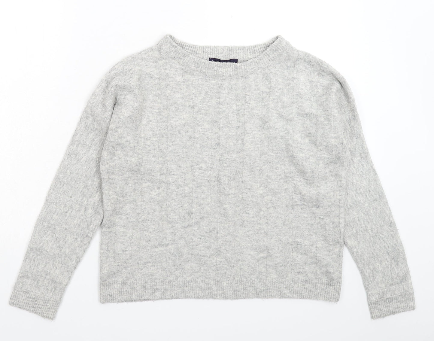 Womens UK Size 8 Marks and Spencer Grey Pullover Jumper