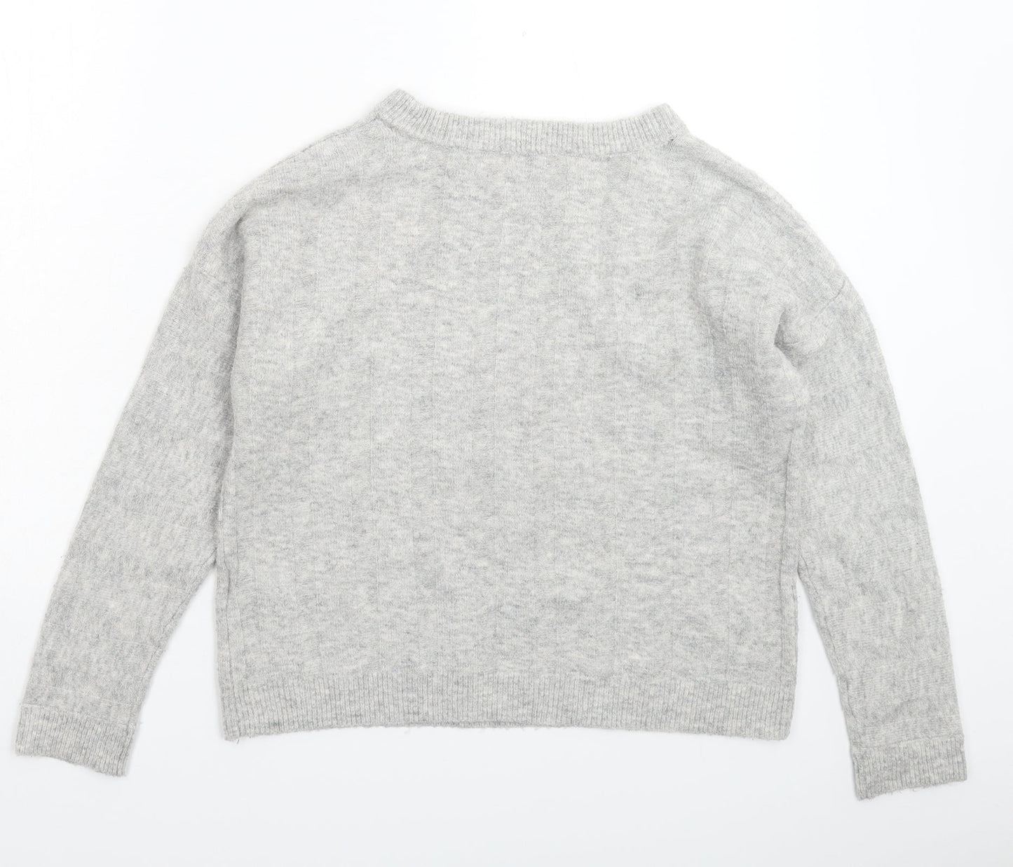 Womens UK Size 8 Marks and Spencer Grey Pullover Jumper