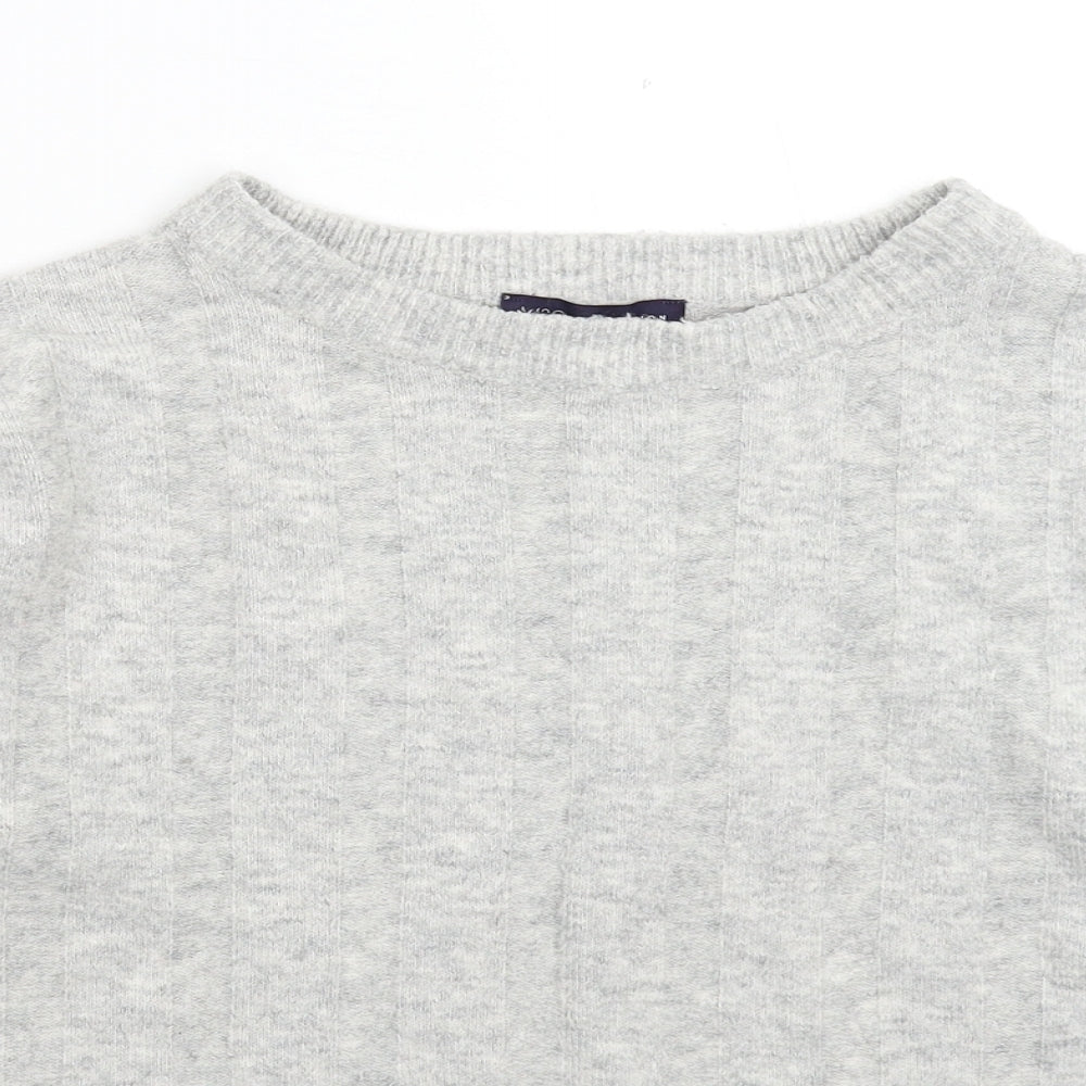Womens UK Size 8 Marks and Spencer Grey Pullover Jumper