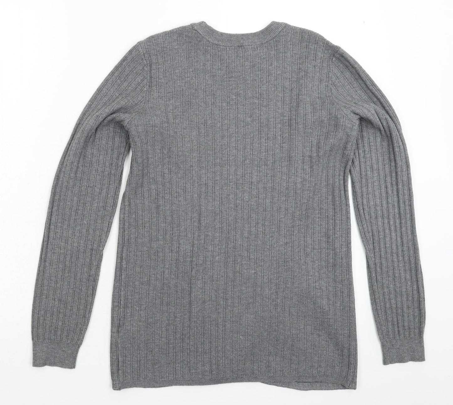 ASOS Womens Grey  Knit Pullover Jumper Size 8