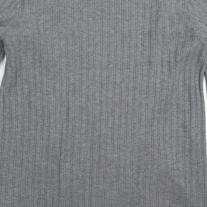 ASOS Womens Grey  Knit Pullover Jumper Size 8