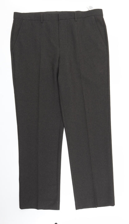 Womens UK Size 36 in Peacocks Regular Fit Rain Trousers Brown Trousers