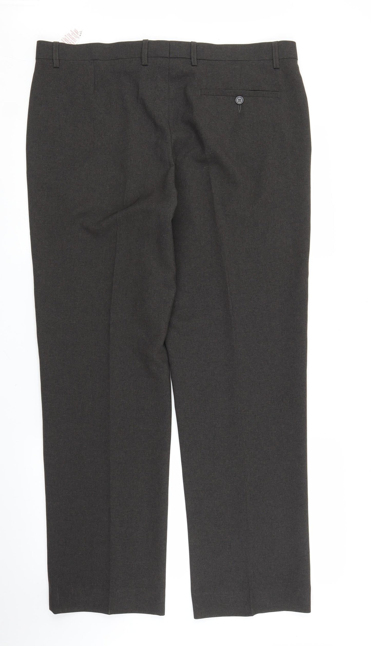Womens UK Size 36 in Peacocks Regular Fit Rain Trousers Brown Trousers