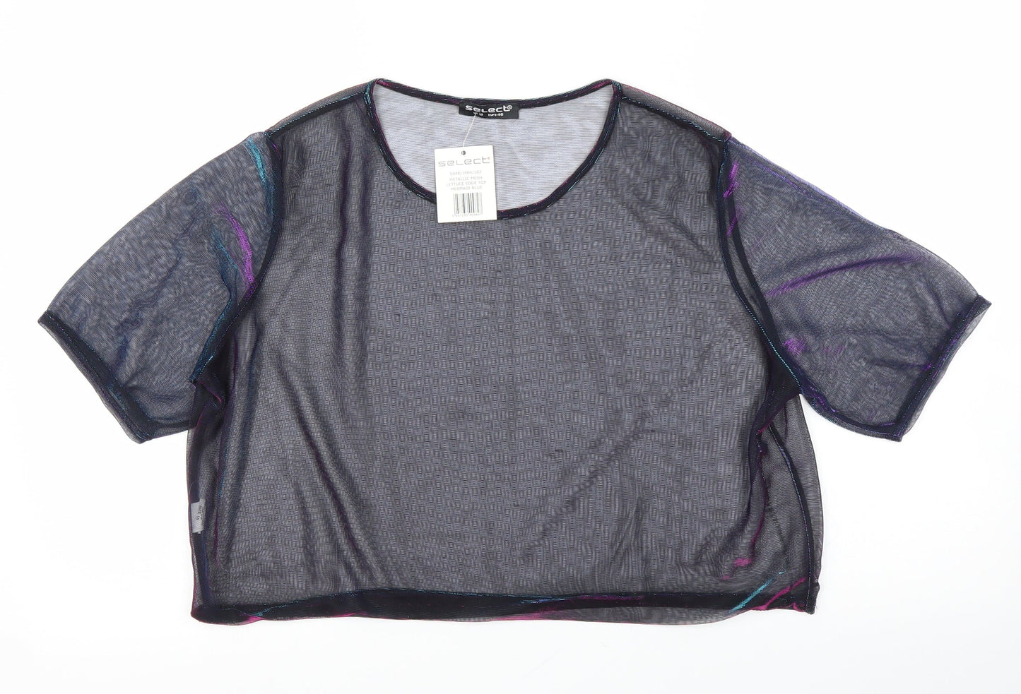 Womens UK Size 18 Select Purple Basic Blouse